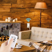 Mini Wireless Remote Control Outlet Switch Power Plug in for Household Appliances, Wireless Remote Light Switch, LED Light Bulbs, White (1 Remote + 3 Outlet) 1250W/10A